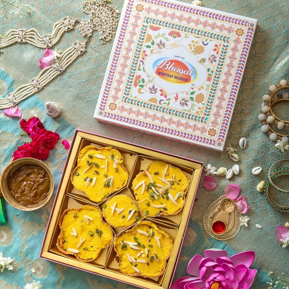 FLOWER GHEWAR DELIGHT-RABRI