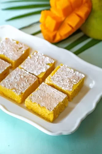 Mango Kesar Barfi