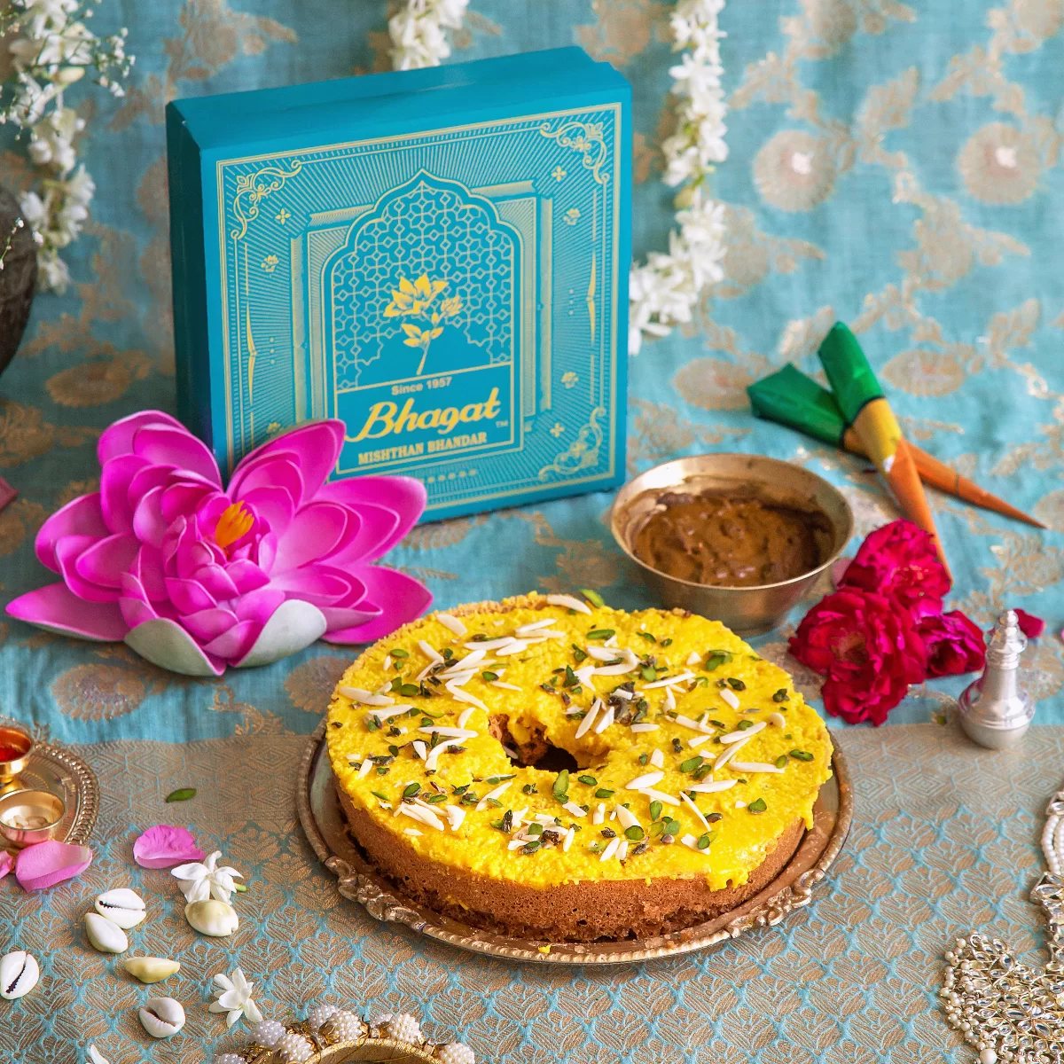 Ghewar - Rabri